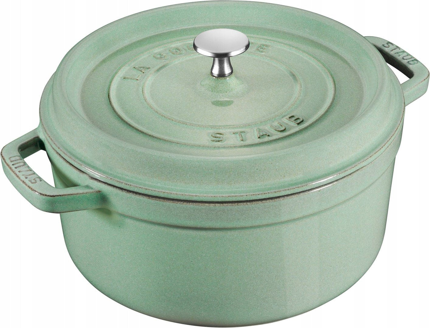 STAUB LA COCOTTE Cast iron pot round 1.7 ltr mint
