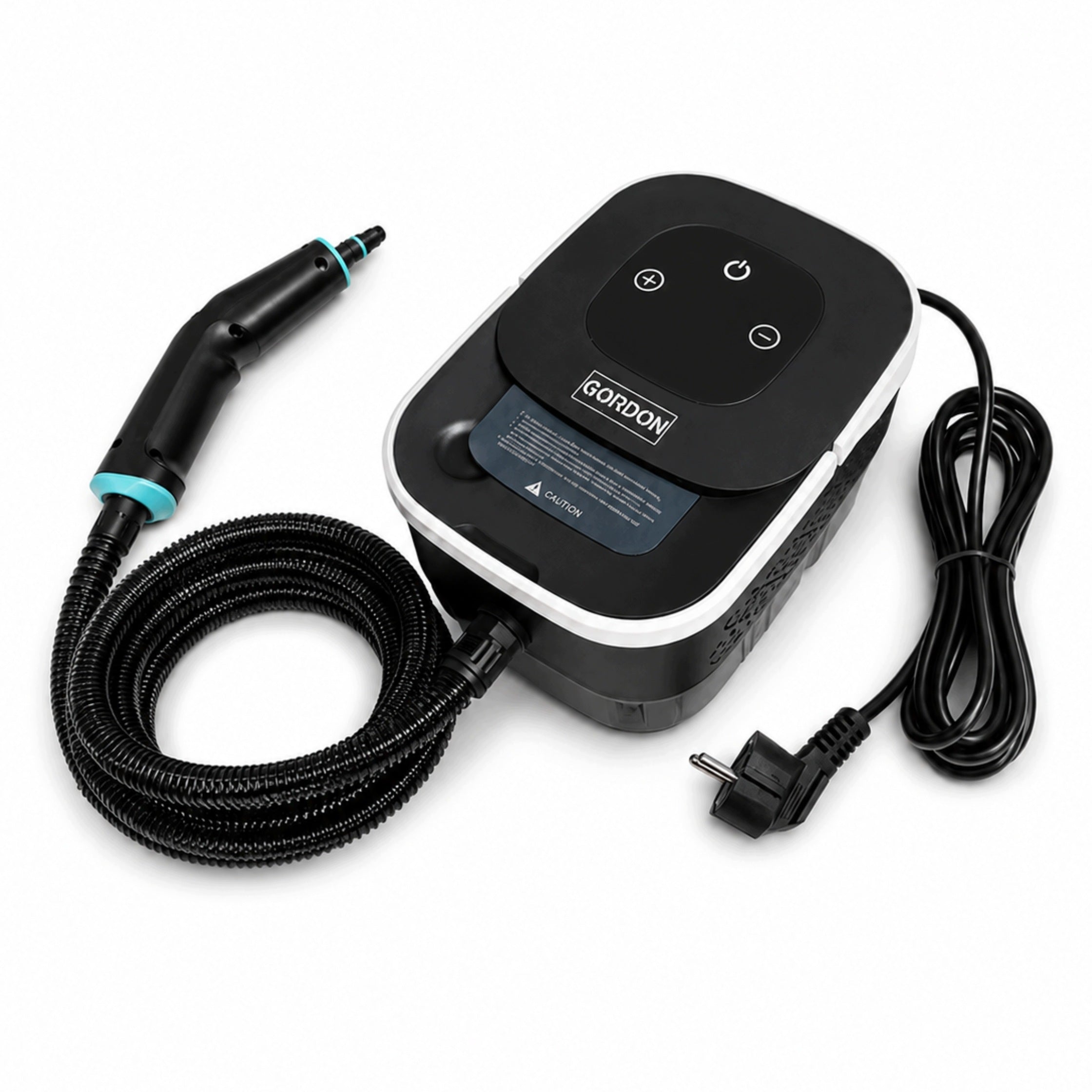 STEAM CLEANER 2500W BLACK STEAMER 4 BAR 105°C FOR KITCHEN BATHROOM WINDOWS Packaging status original