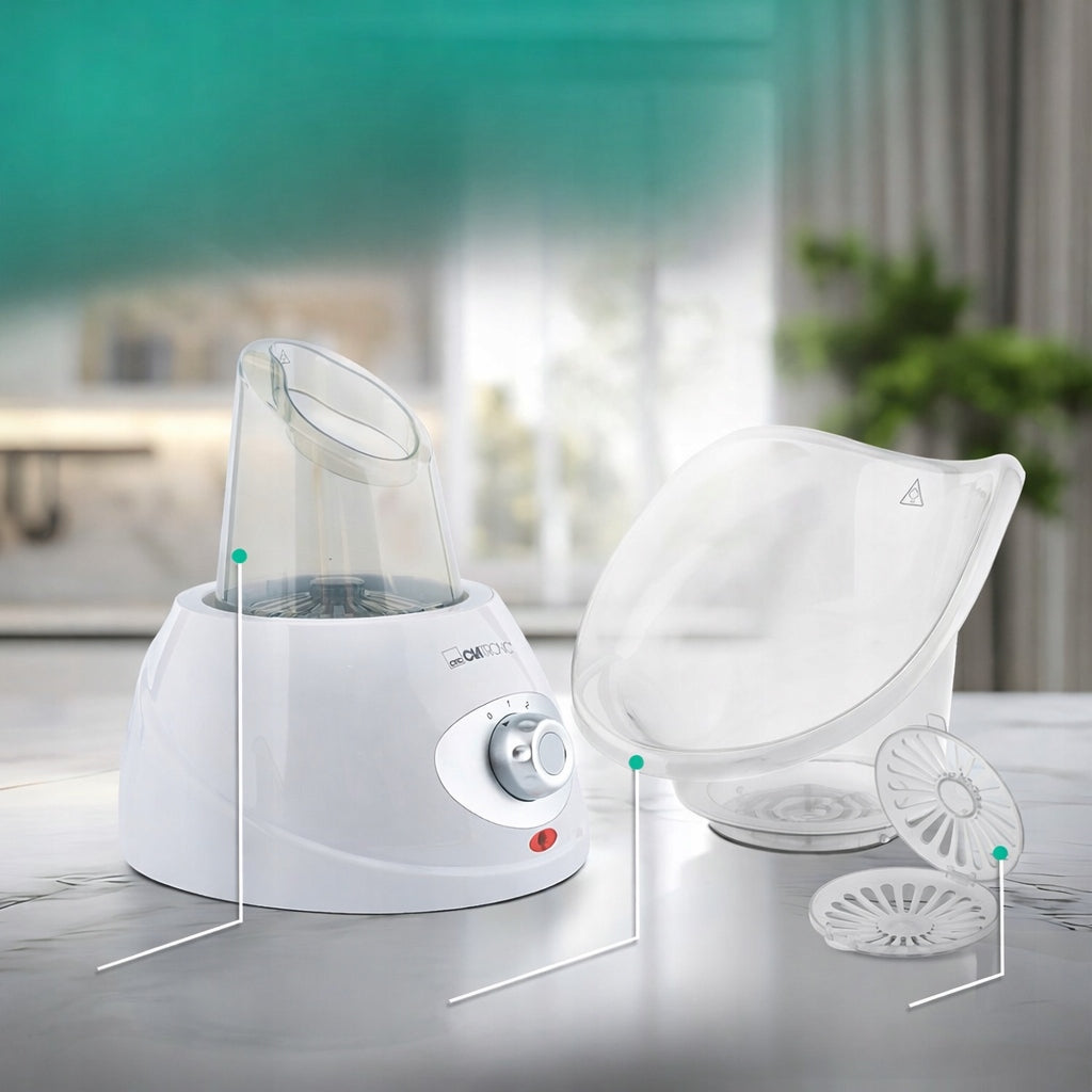 STEAM FACIAL SAUNA INHALER CLATRONIC 130W IONIC SPA HUMIDIFIER Brand Clatronic