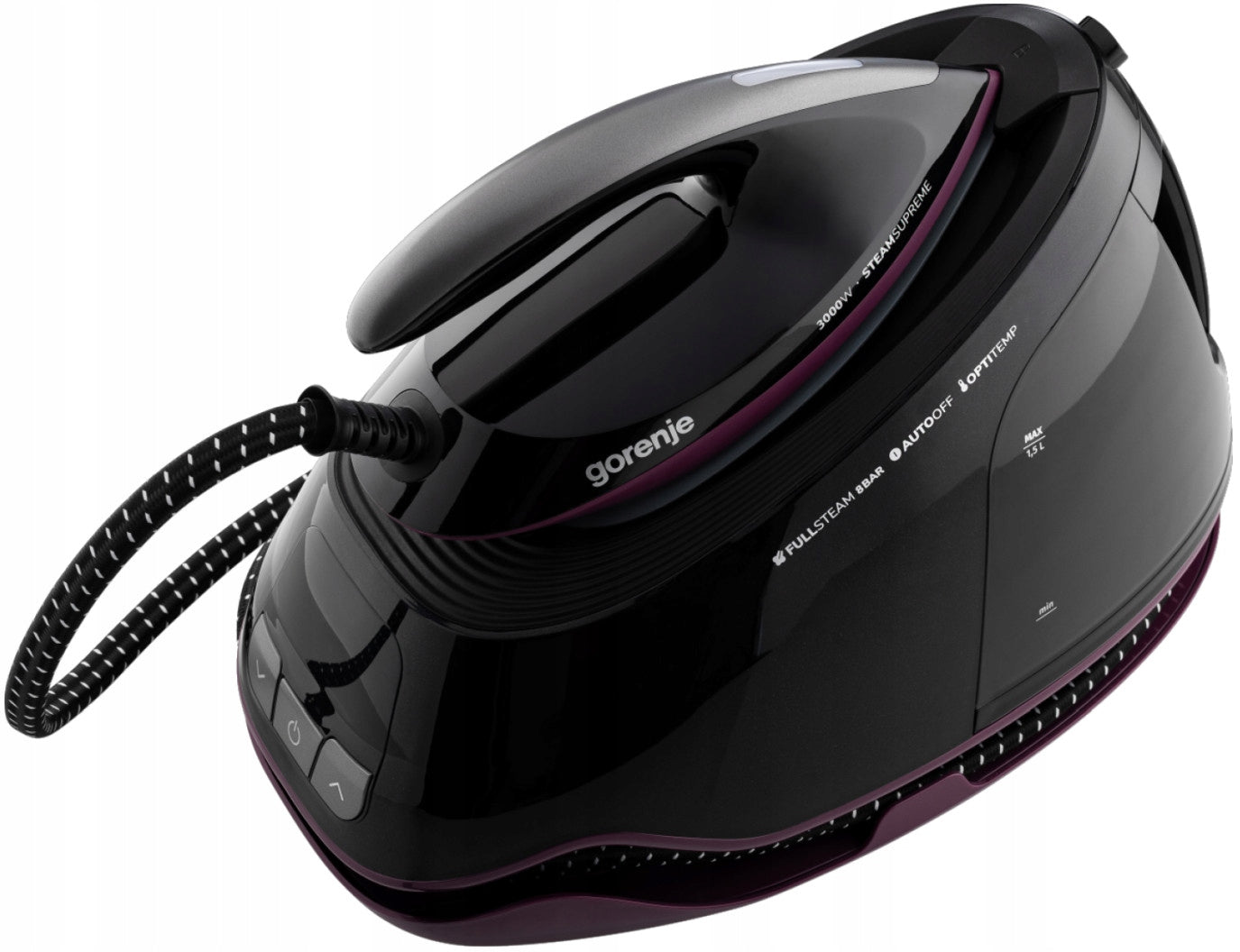 STEAM GENERATOR SGD3000BKV GORENJE 3000W 480g/min CERAMIC FOOT 8 BAR Manufacturer code SGD3000BKV