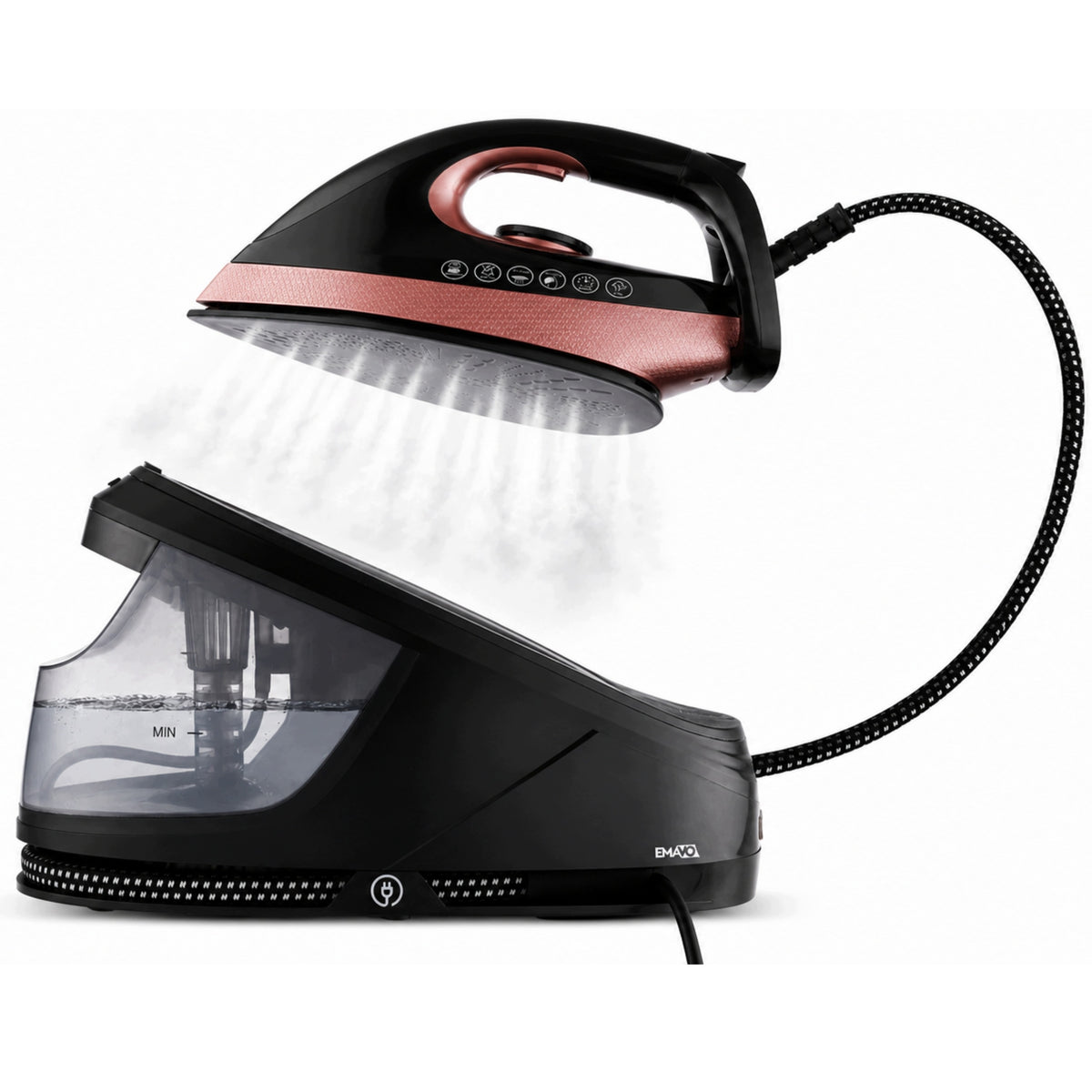 STEAM GENERATOR STEAM STATION IRON WITH CERAMIC COATING STATION 3100W Manufacturer code EMAZEL47923