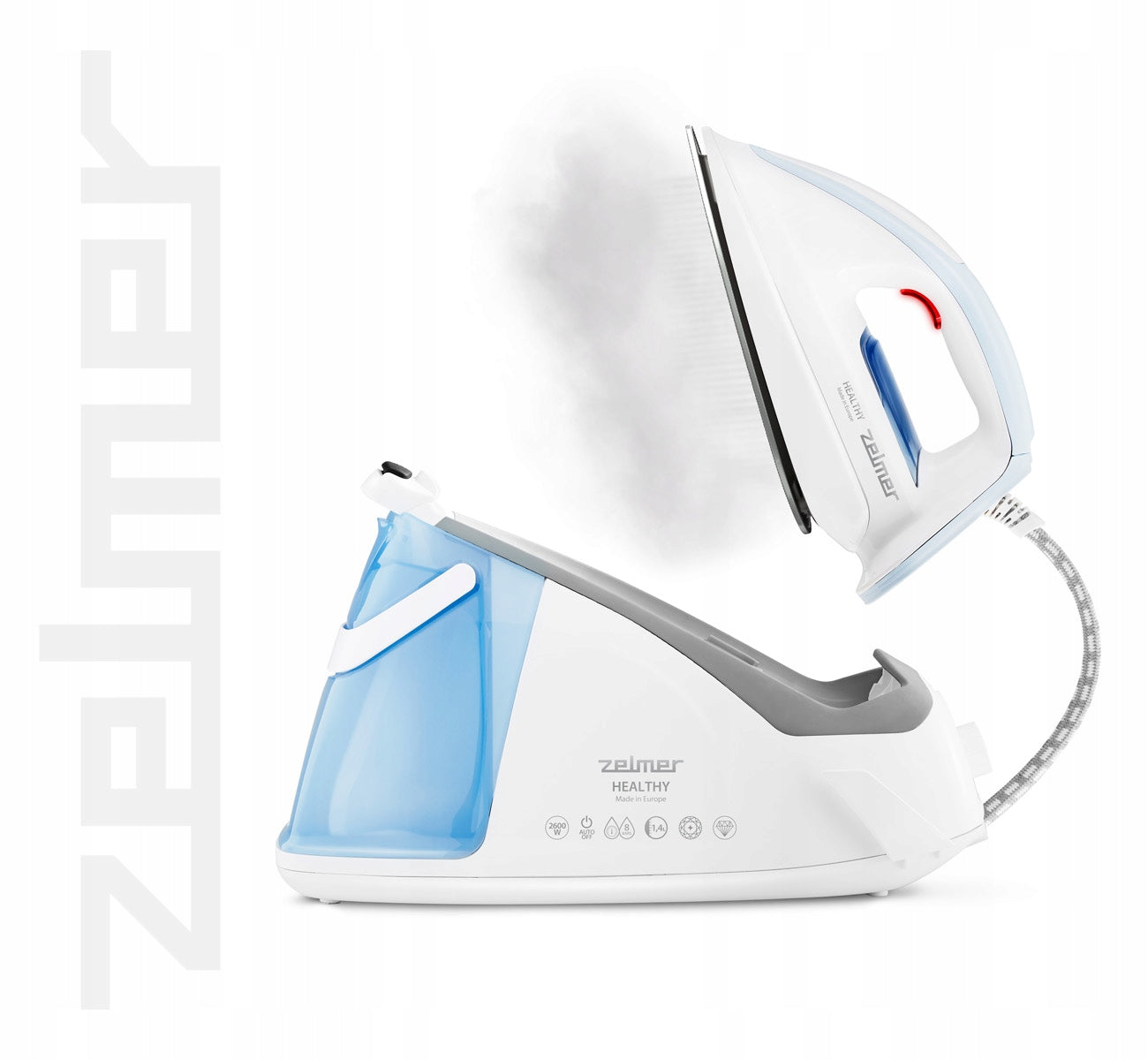 STEAM GENERATOR STEAM STATION IRON ZELMER FOR CLOTHES 2600W 1,4L 700g/min Manufacturer code ZIS8700