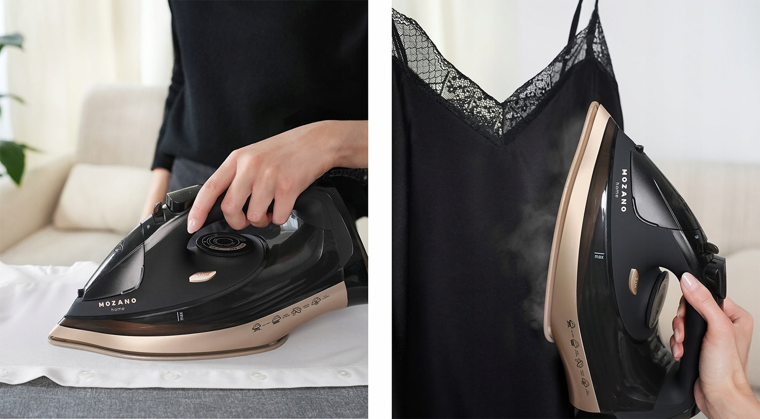 STEAM IRON CERAMIC COATING HAND-HELD ANTI-DRIP 250G/MIN STRONG 3200W Packaging status original