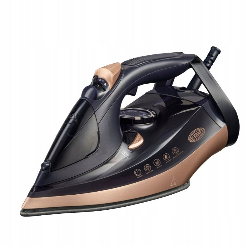 STEAM IRON CERAMIC FIREFIGHTER 3000W 9in1 ANTI-DRIP 150CM 140G/MIN STRONG Packaging status original