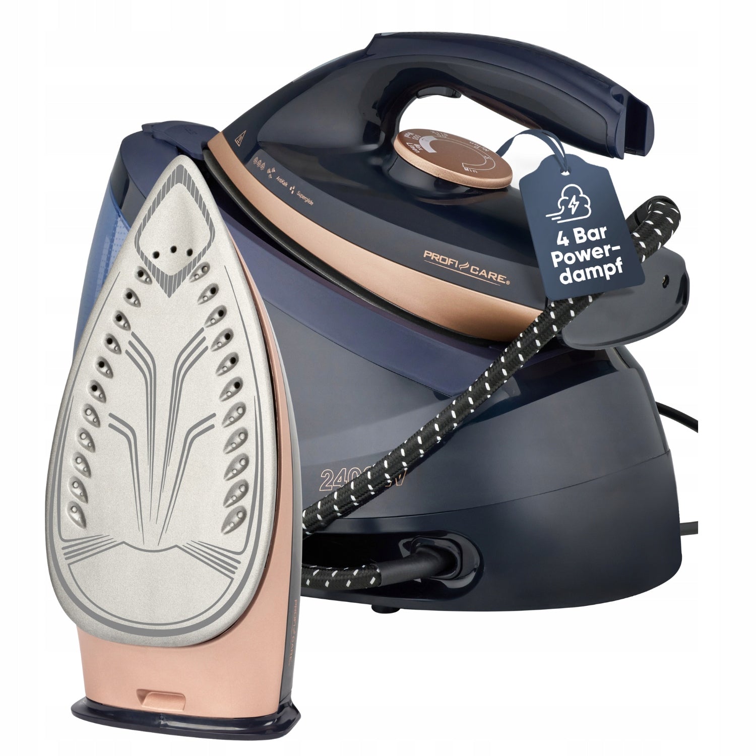 STEAM IRON CERAMIC STRONG VERTICAL IRONING WASHER ProfiCare P
