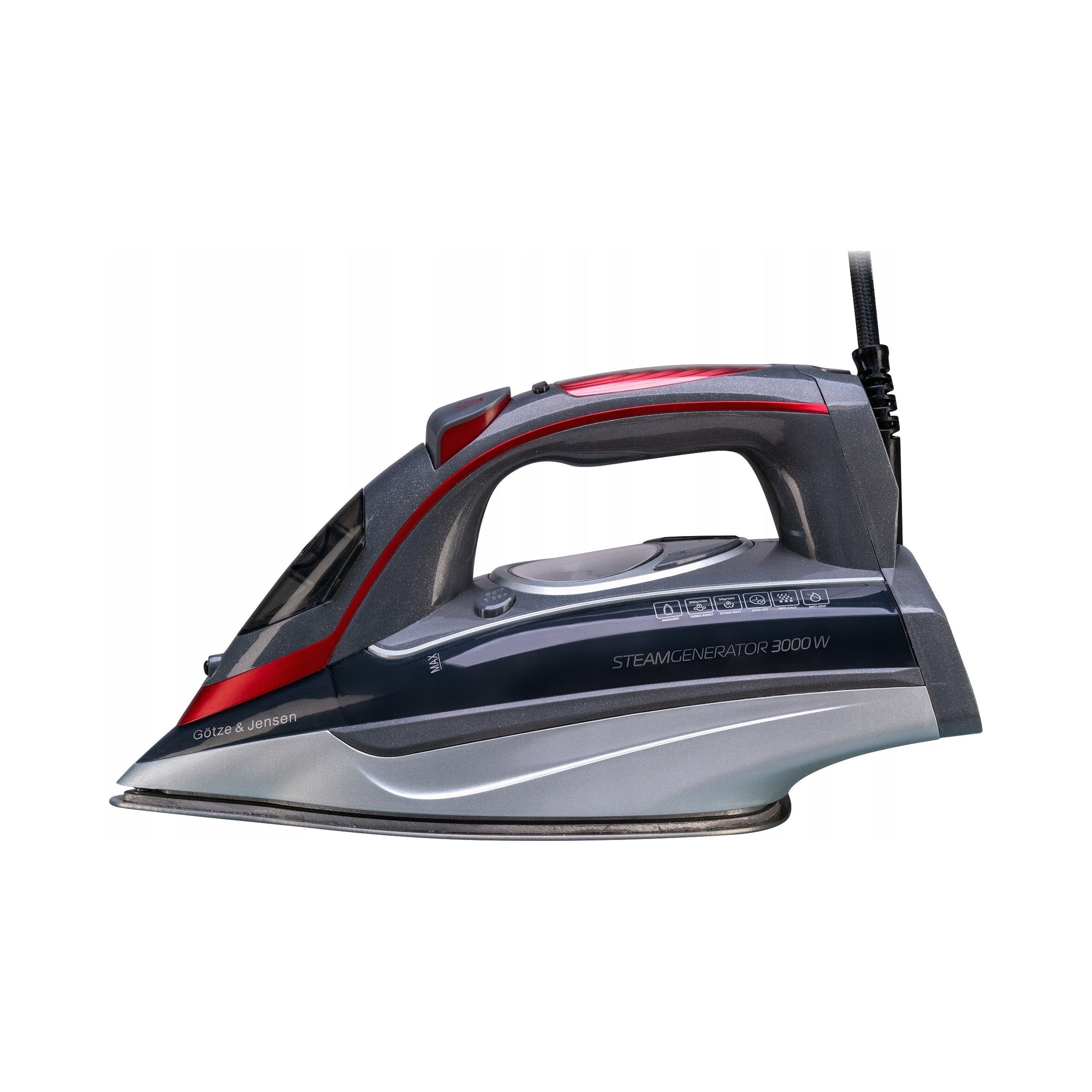 STEAM IRON FOR CLOTHES GÖTZE & JENSEN IG850 3000 IN STEAM GENERATOR SCREEN