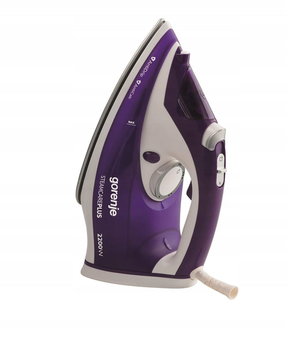 STEAM IRON GORENJE SIH2200BBC 2200W 280 ml AntiCalc AntiDrip High Power Packaging status original