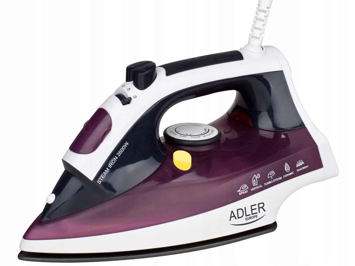 STEAM IRON STRONG 3000W STEEL FOOT WASHER SELF CLEANING EAN (GTIN) 5908256733282