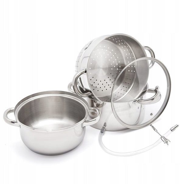 STEAM JUICER STAINLESS STEEL 5l FOR INDUCTION GAS Brand Konighoffer