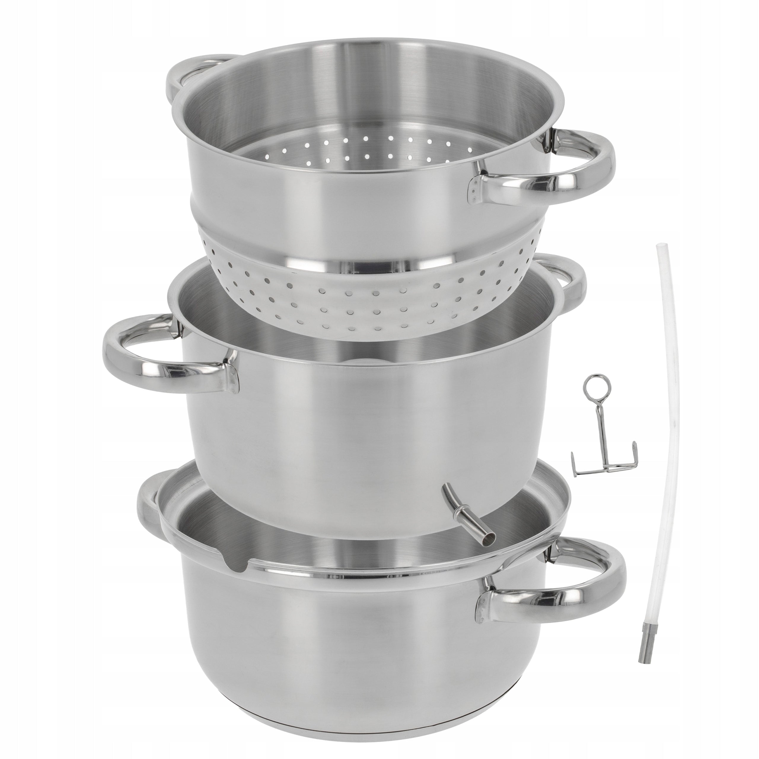 STEAM JUICER STEAMING POT 8L 4 EL. FOR FRUITS AND VEGETABLES
