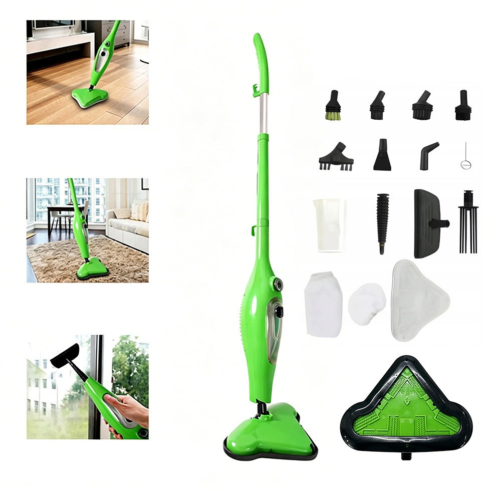 STEAM MOP MULTIFUNCTIONAL HIGH POWER 1300W OVERLAY 10 INTERCHANGEABLE TIPS