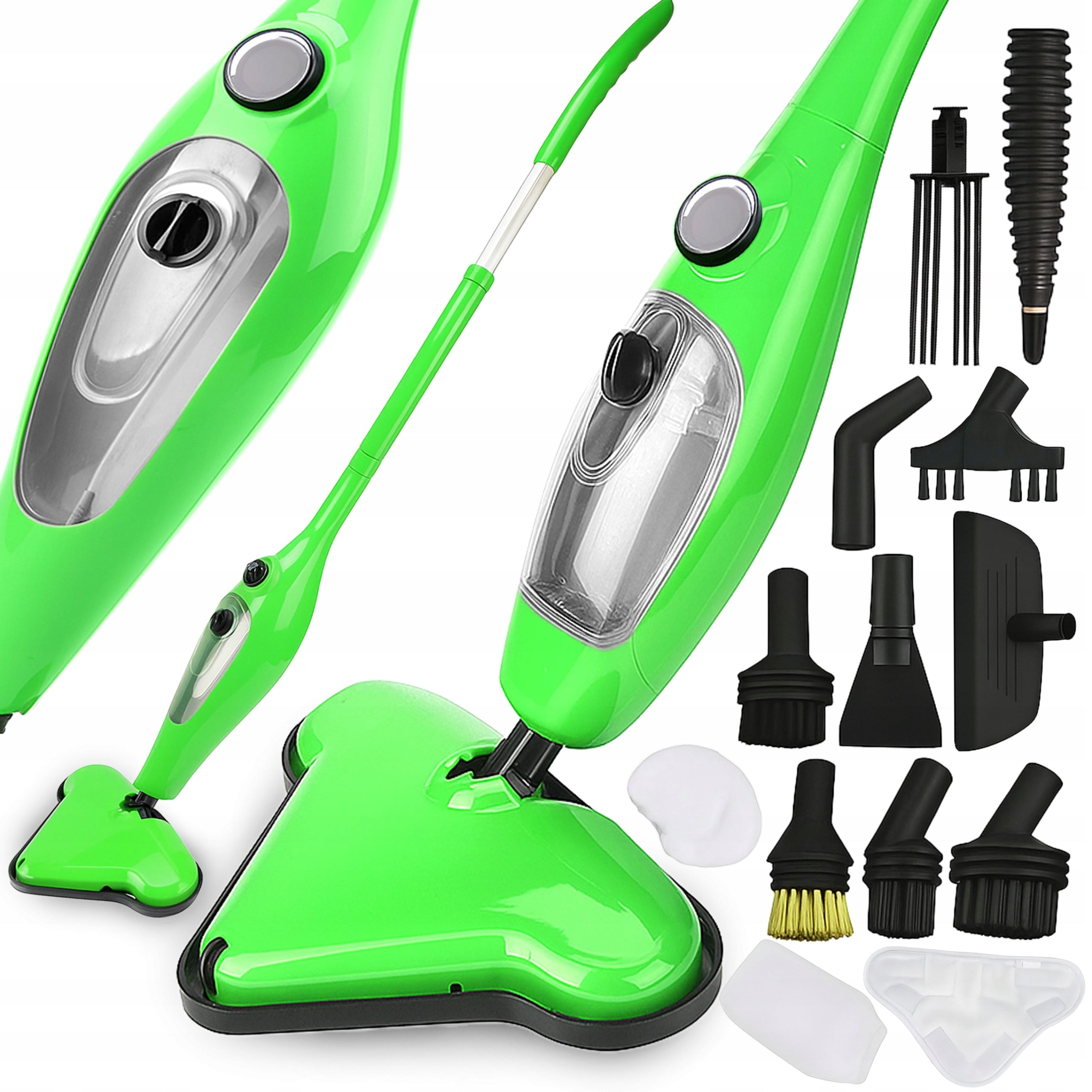 STEAM MOP MULTIFUNCTIONAL LARGE POWER 1300W OVERLAY + 10 INTERCHANGEABLE TIPS