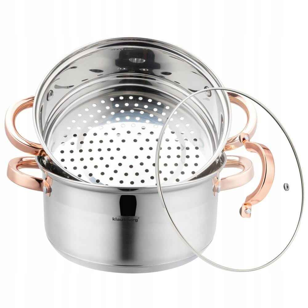 STEAM POT KLAUSBERG 3 ELEMENT. 22cm , 4 L KB-7731 EAN (GTIN) 642613381840