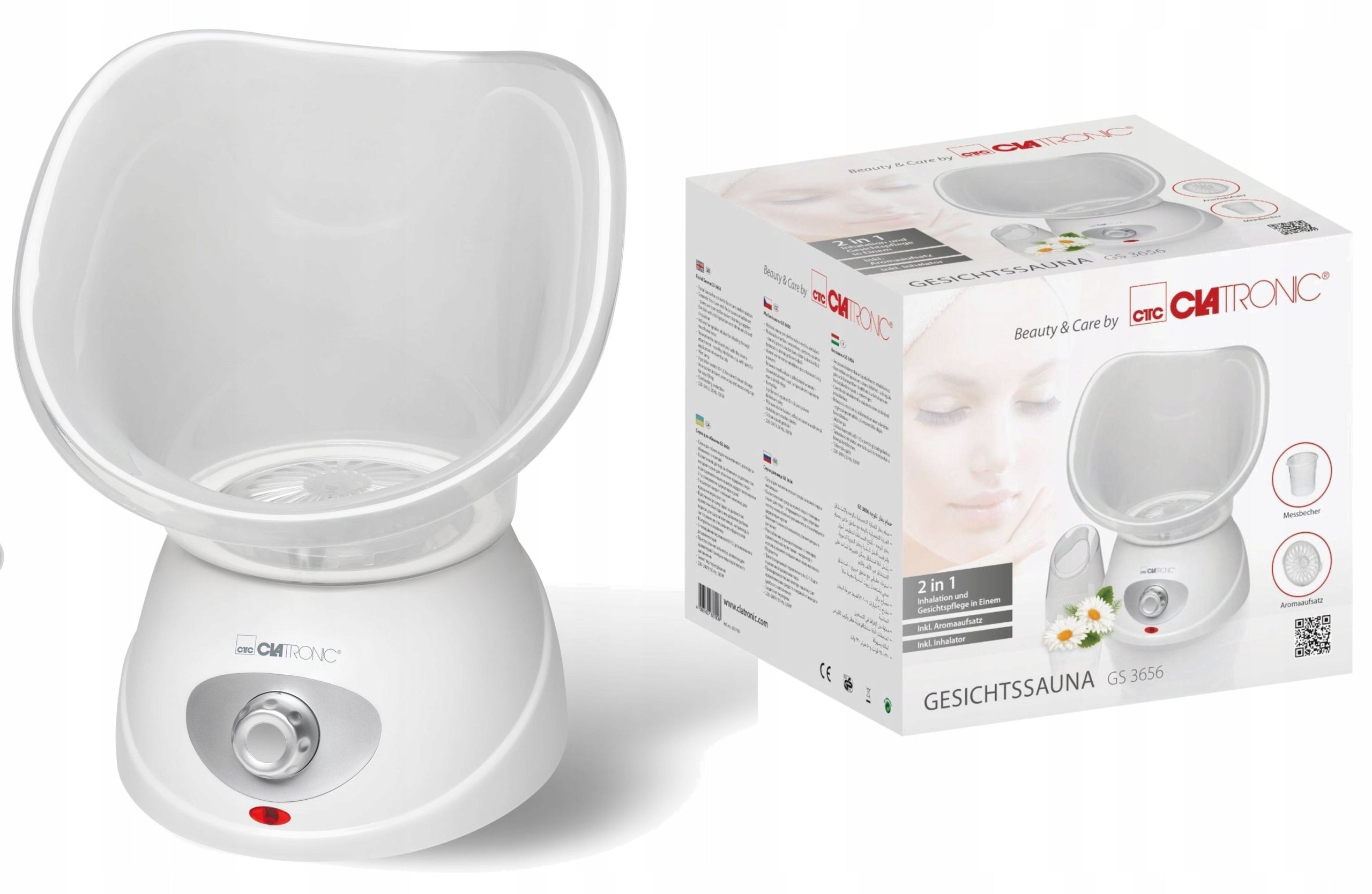 STEAM SAUNA FOR FACE COSMETIC INHALER Clatr Packaging status original