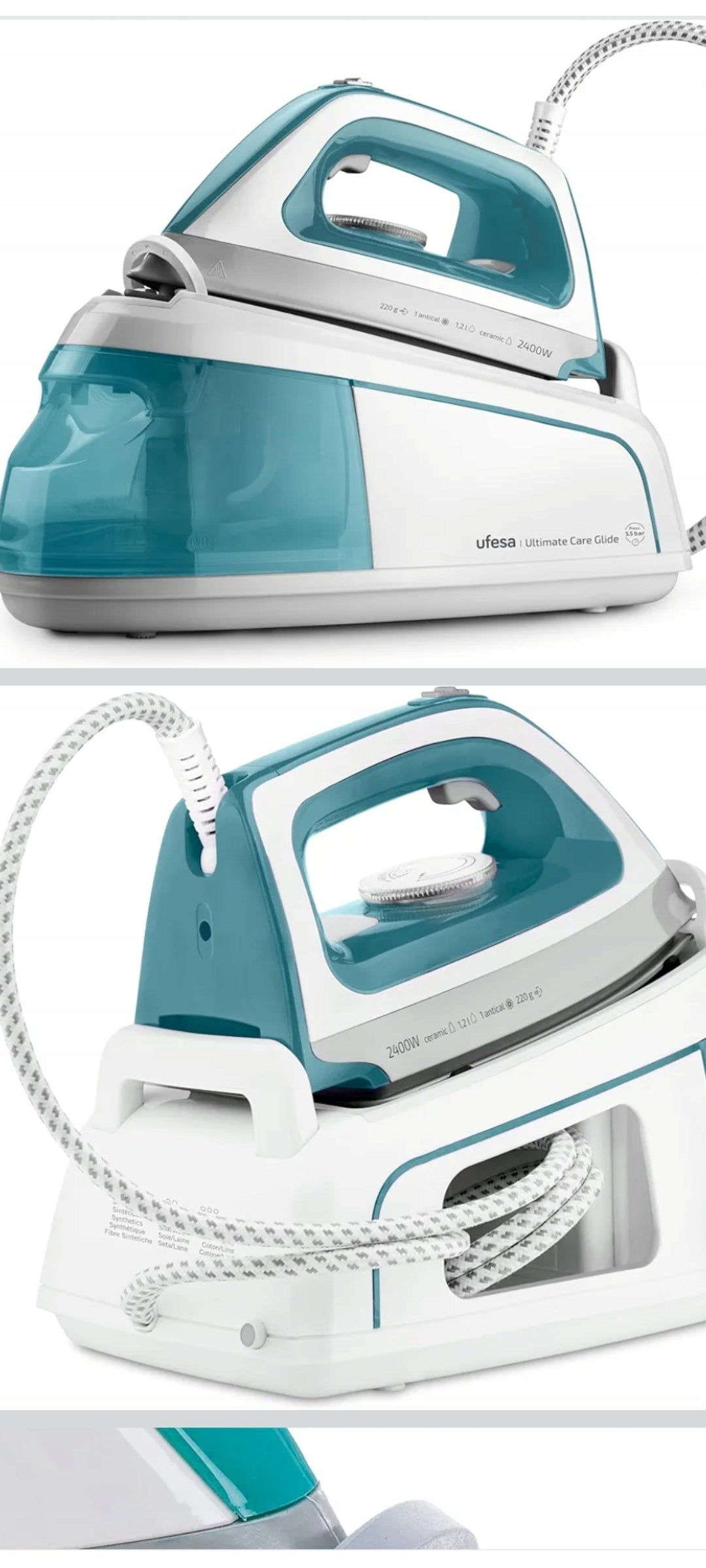 STEAM STATION STEAM GENERATOR IRON Ufesa Brand Ufesa
