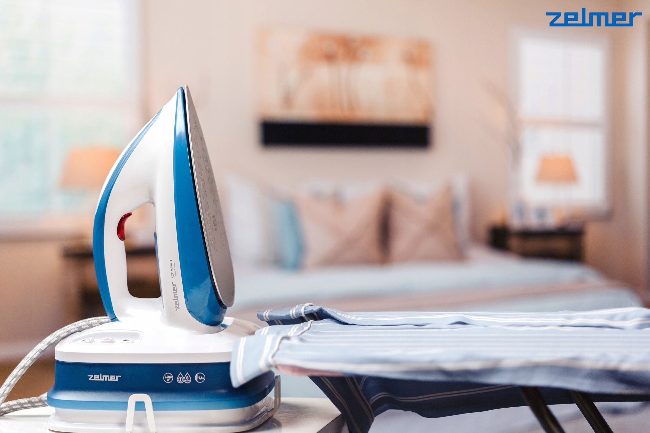 STEAM STATION ZELMER STEAM GENERATOR IRON ECO TURBO 8 BAR 150g/min 2400W Packaging status original