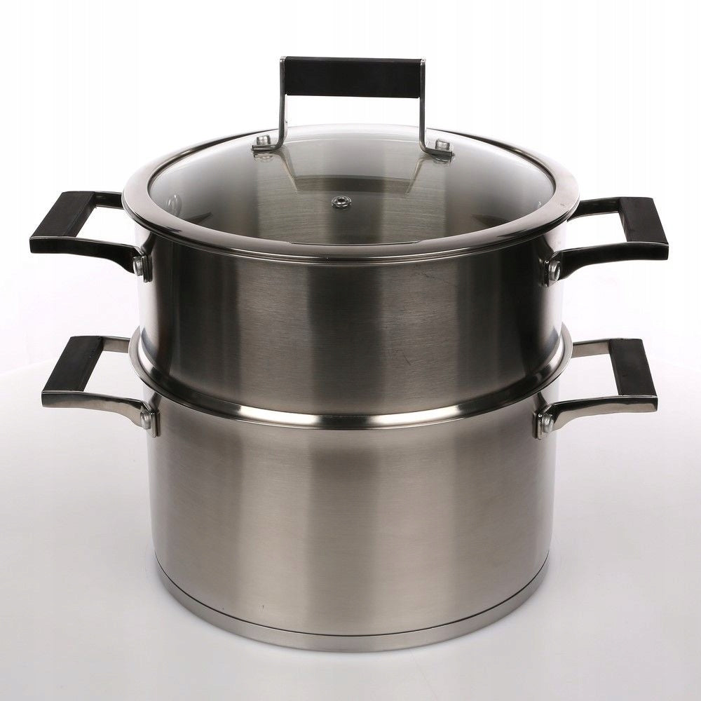 STEAMER POT, STAINLESS STEEL, 24 CM Packaging status original
