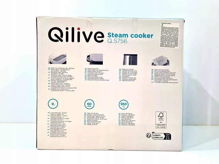 STEAMER QILIVE Q.5756 Power 950 W