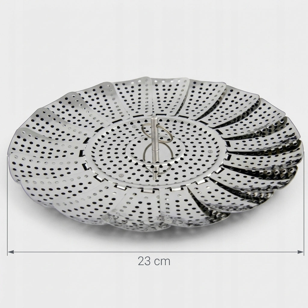 STEAMER STEAMING STRAINER stainless steel basket pot insert 23 cm Manufacturer code Parowar sitko gotowania parze koszyk CADRO