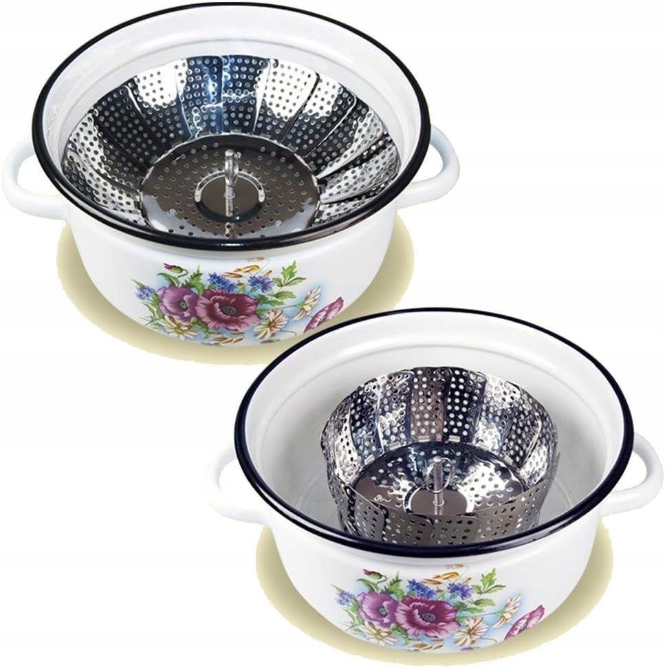 STEAMING BASKET 14-24 CM BIO STAINLESS STEEL FOLDING Brand no brand
