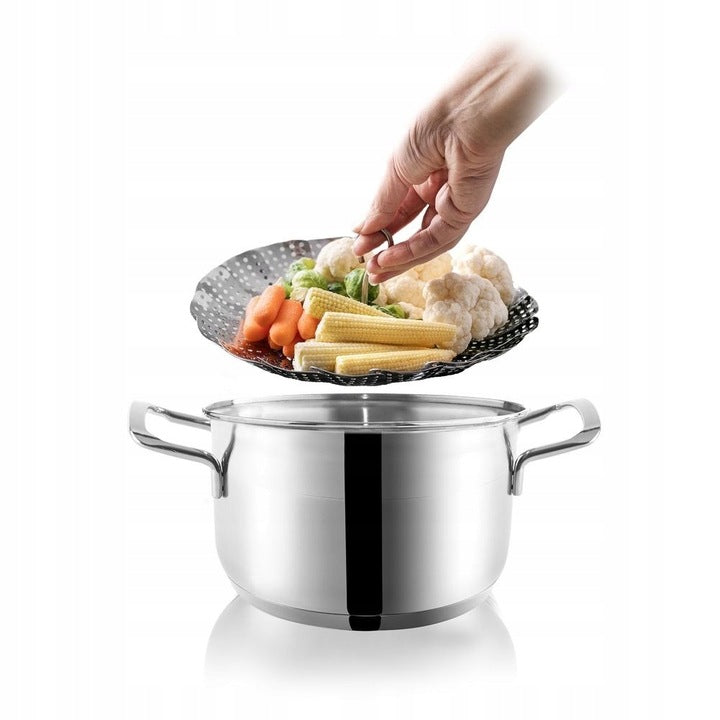 STEAMING Strainer Cartridge Steel Basket for Steaming Pot
