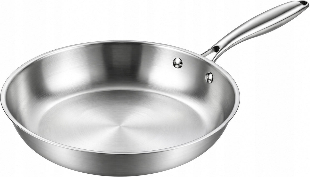 STEEL PAN 26 CM INDUCTION STAINLESS STEEL GAS