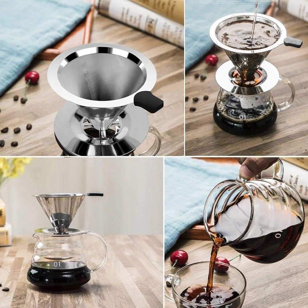 STEEL REUSABLE COFFEE FILTER ESPRESSO MACHINE FILTER STRAINER OVERFLOW Manufacturer code STALOWY FILTR DO KAWY WIELOKROTNEGO UŻYTKU