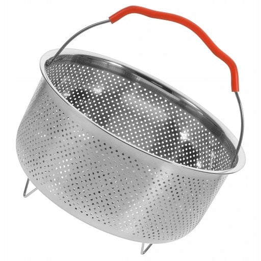 STEEL STEAMING BASKET WITH HANDLE Brand no brand