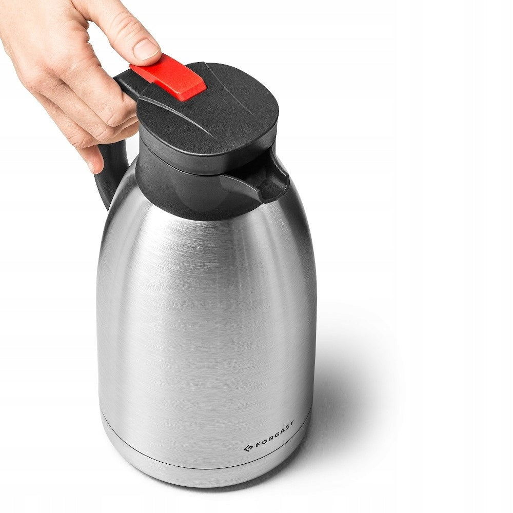 STEEL THERMOS WITH BUTTON 2L FORGAST FG05820 Manufacturer code FG05820