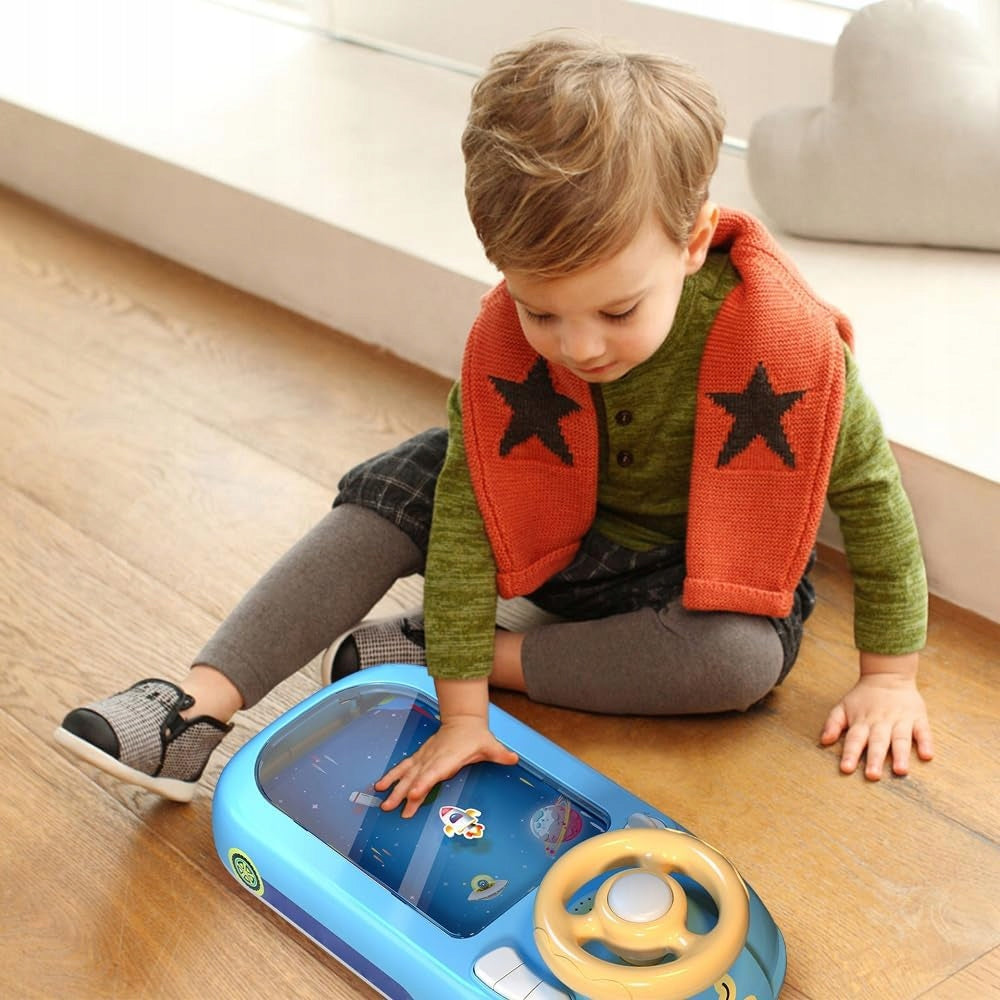 STEERING WHEEL CONSOLE FLIGHT SIMULATOR ROCKET INTERACTIVE SPACE TRACK Brand MTOYS