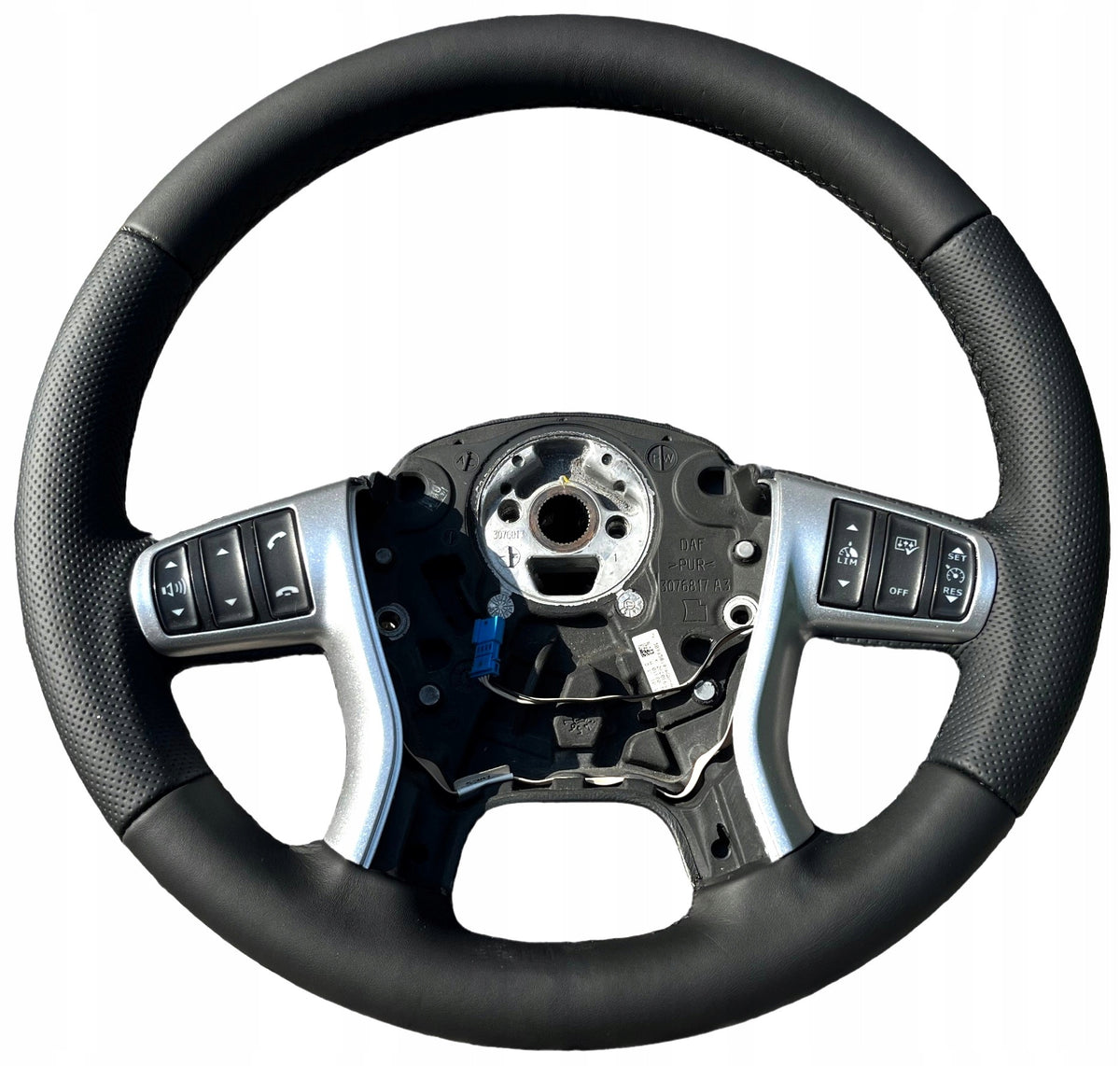 STEERING WHEEL COVER DAF CF XF 106 EURO 6 GENUINE LEATHER (39K)