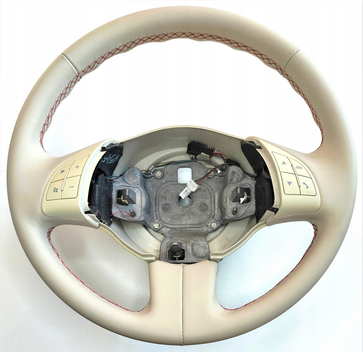 STEERING WHEEL COVER FIAT 500 LEATHER 2007-2015 (225K)