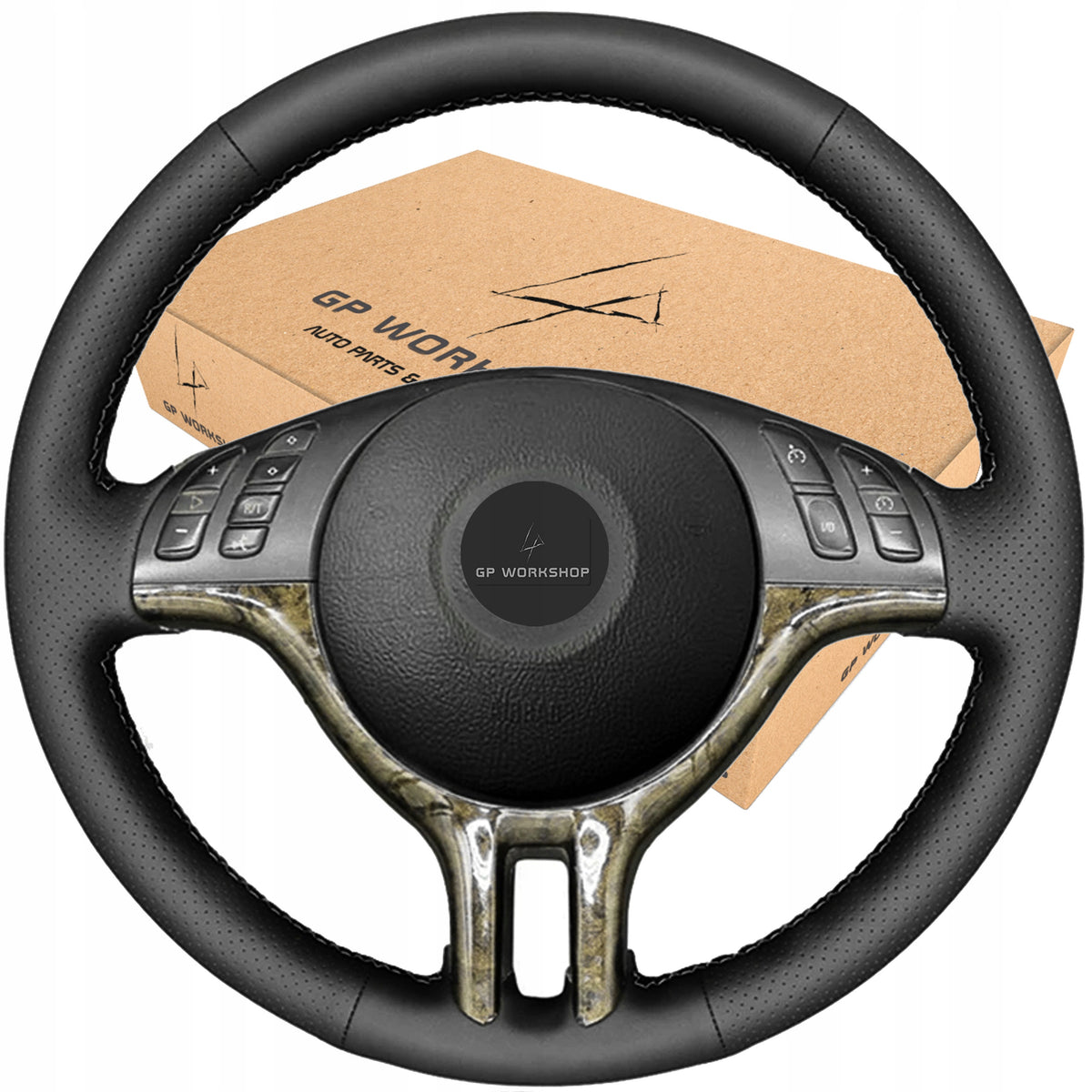 STEERING WHEEL COVER FOR BMW E39 E46 X5 E53 Manufacturer's catalog number 5905600790441-GPworkshop