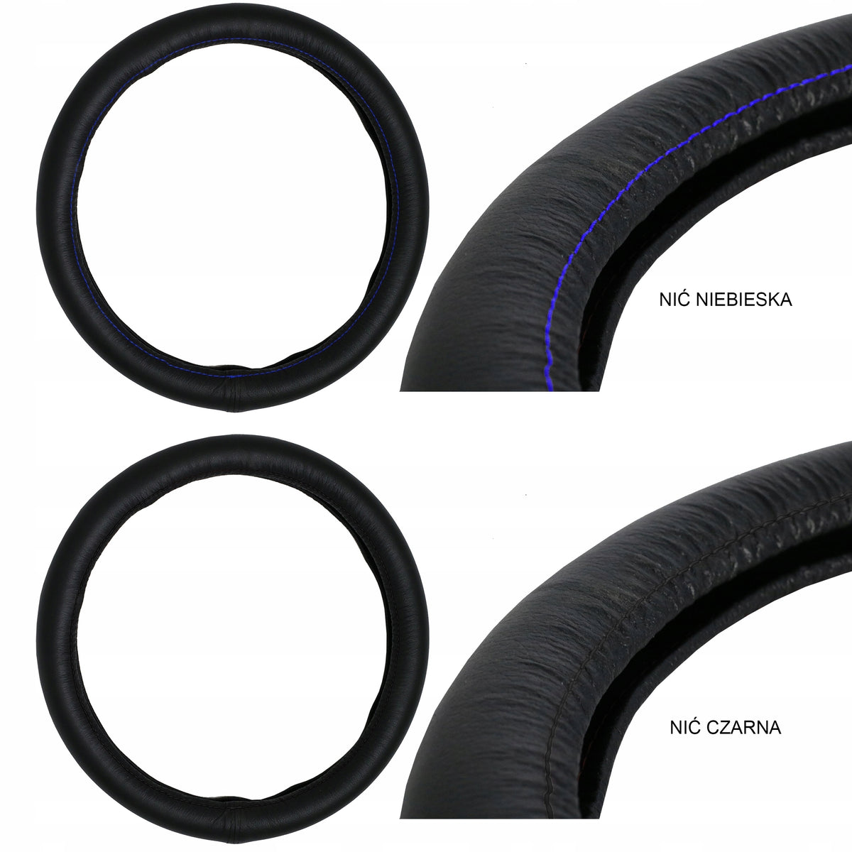 STEERING WHEEL COVER GENUINE LEATHER for Renault Master 3 4 EAN (GTIN) 5906072268421