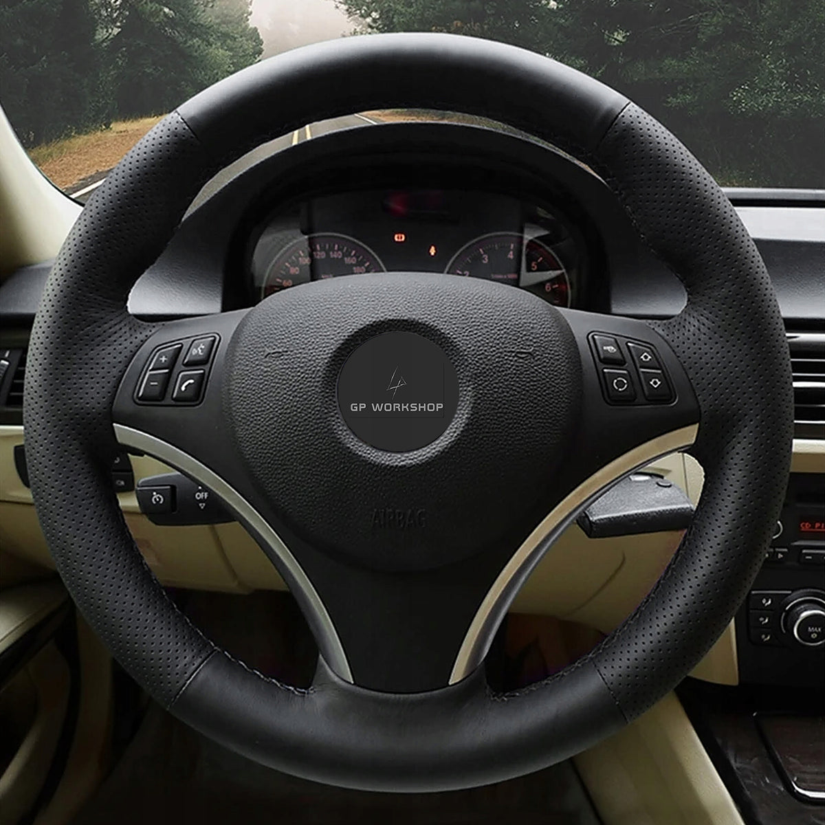 STEERING WHEEL COVER HEM FOR BMW E90 E91 E92 E93 E87 E81 E82 E88 X1 Manufacturer GPworkshop