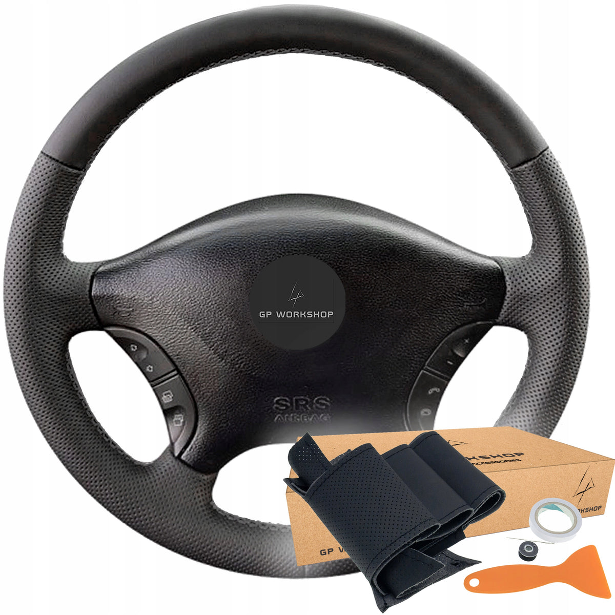 STEERING WHEEL COVER HEM FOR MERCEDES VITO VIANO CRAFTER SPRINTER