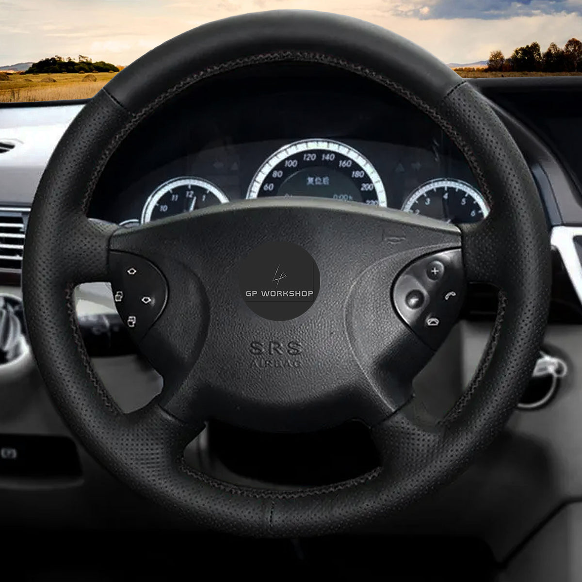 STEERING WHEEL COVER HEM FOR MERCEDES W211 E CLASS W463 G CLASS Manufacturer GPworkshop
