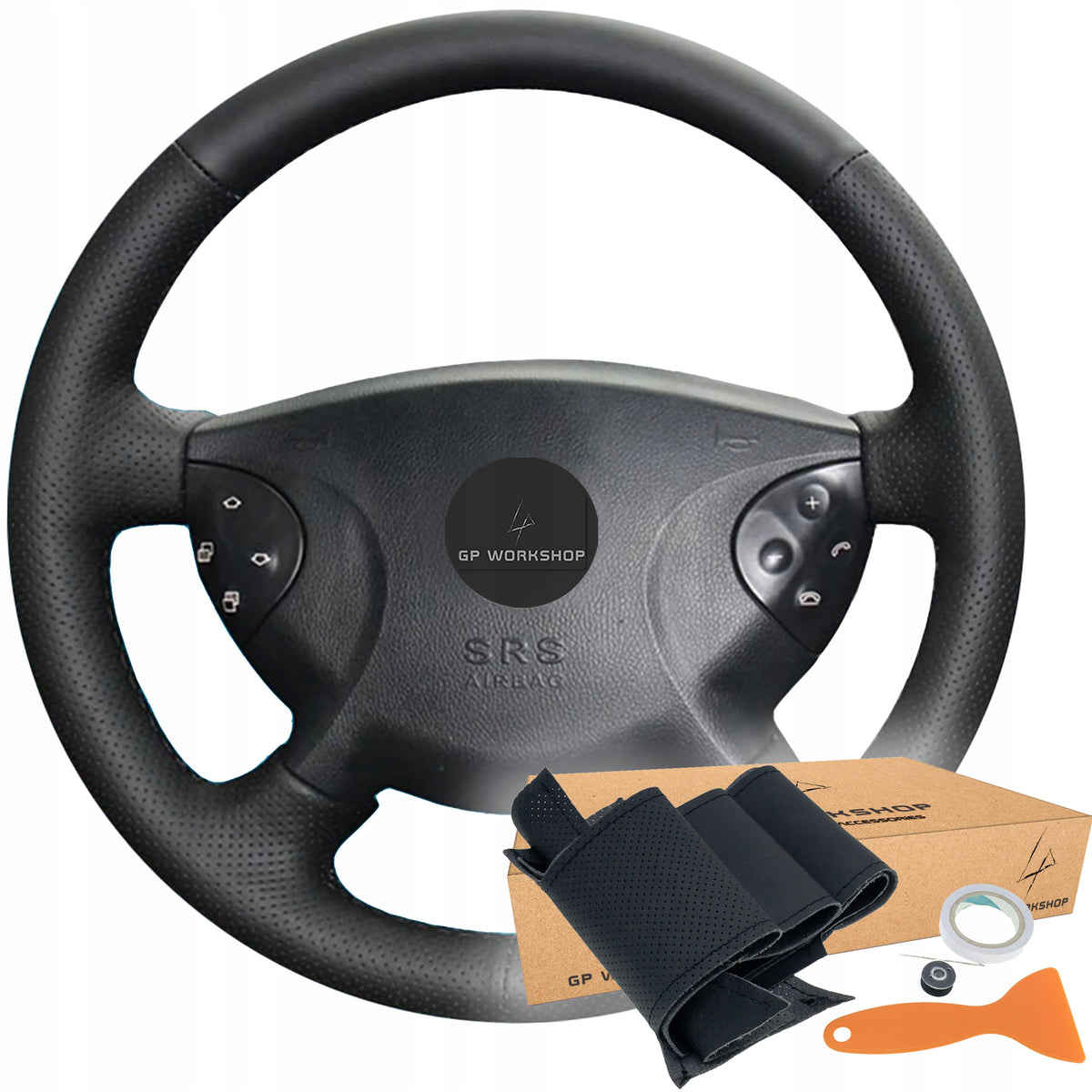STEERING WHEEL COVER HEM FOR MERCEDES W211 E CLASS W463 G CLASS