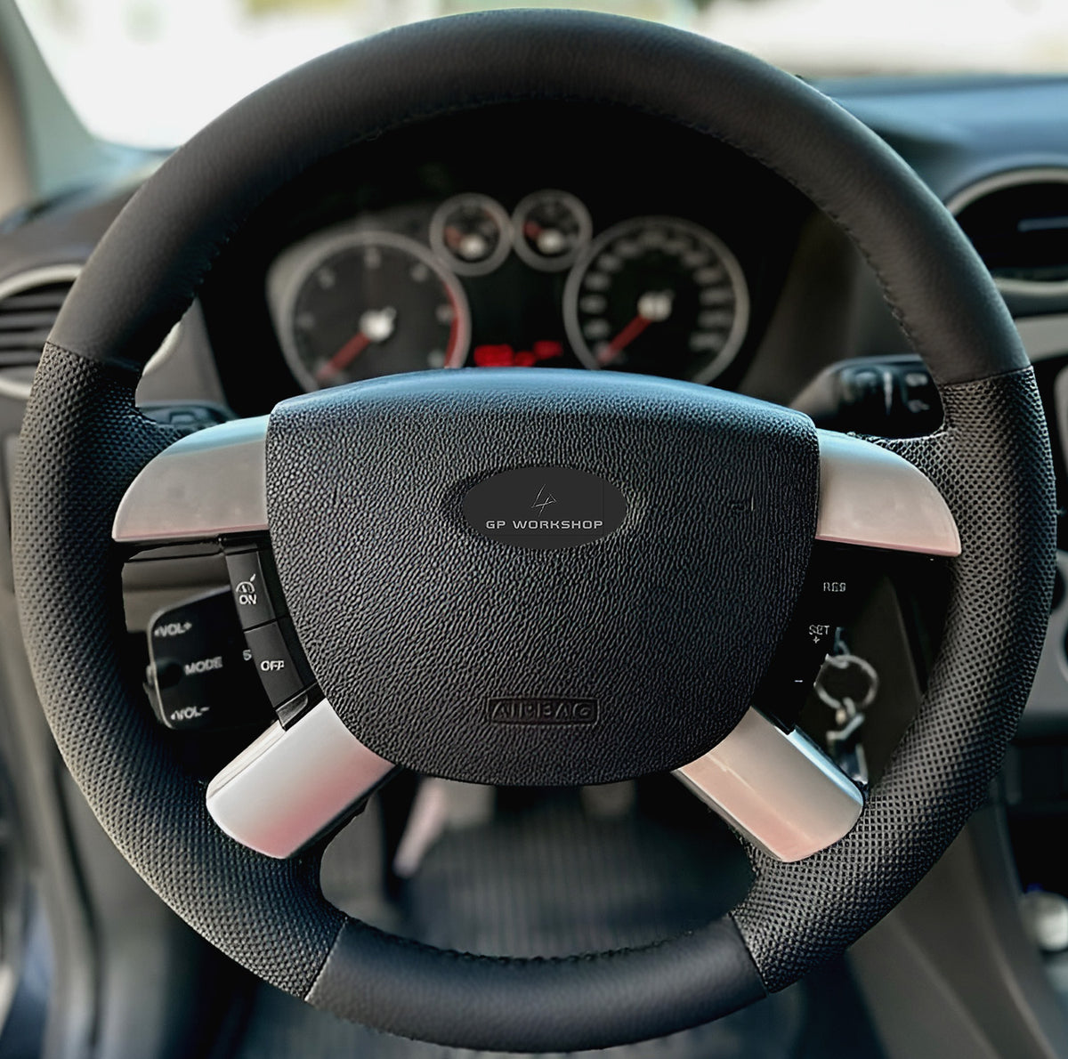 STEERING WHEEL COVER LEATHER FOR FORD KUGA FOCUS C-MAX Manufacturer GPworkshop