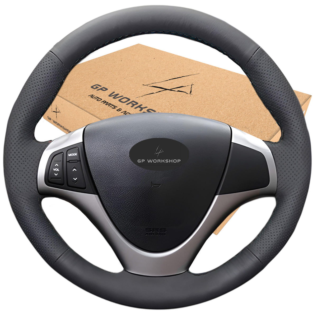 STEERING WHEEL COVER LEATHER FOR HYUNDAI I30 ELANTRA 2010-2012 Manufacturer's catalog number GPworkshop5905600792889