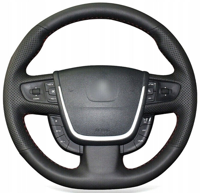 STEERING WHEEL COVER PEUGEOT 508 (2010-2018) LEATHER (199)