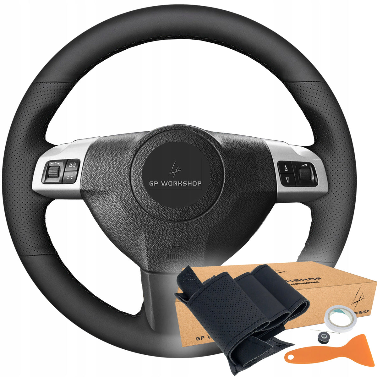 STEERING WHEEL COVER SKIN FOR HEMMING FOR OPEL ZAFIRA ASTRA SIGNU