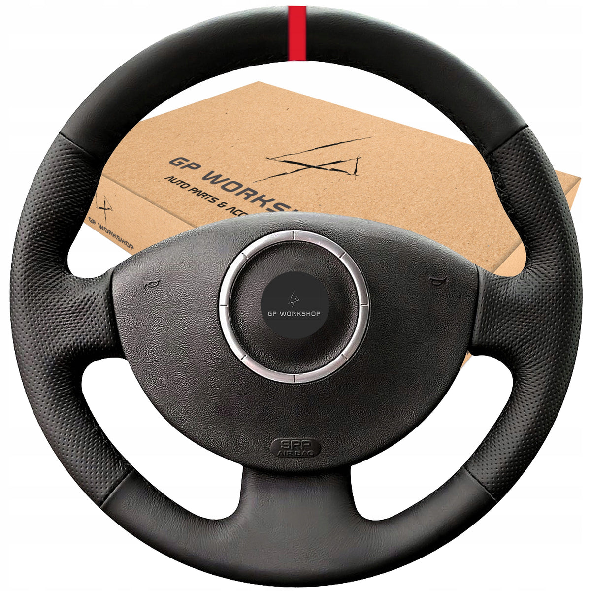 STEERING WHEEL COVER SKIN FOR RENAULT MEGANE II SCENIC KANGO Manufacturer's catalog number 5905600790984GPworkshop