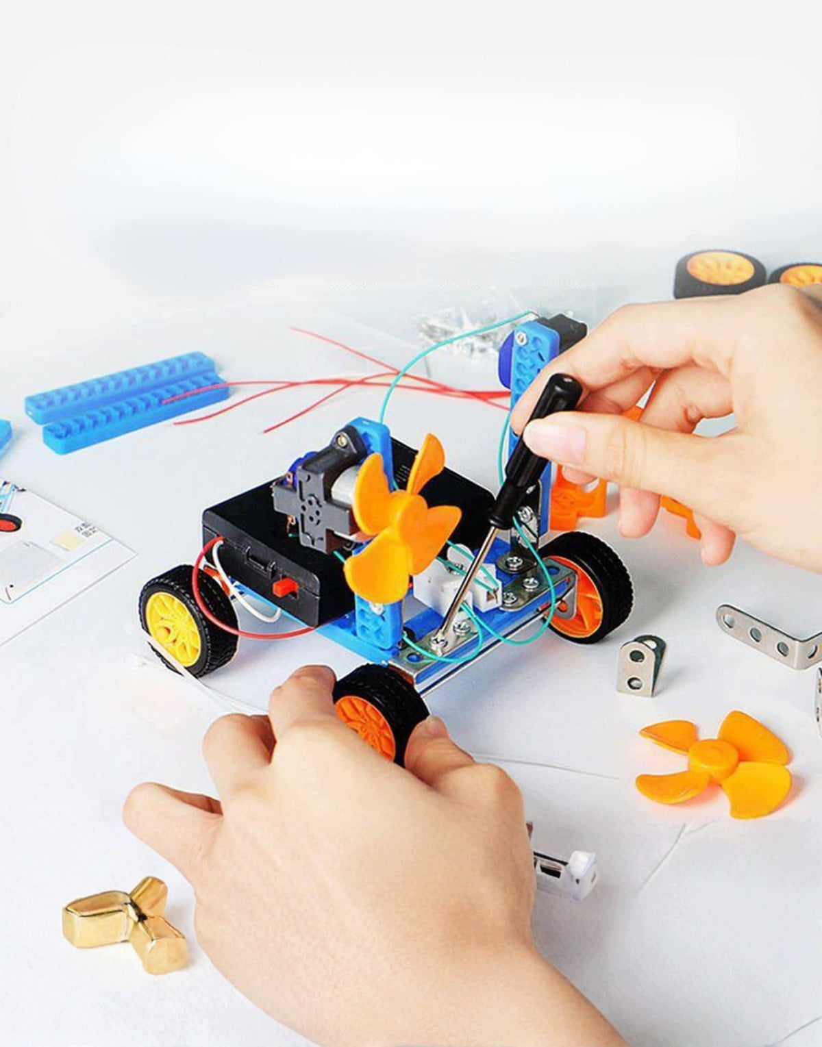STEM CONSTRUCTION EDUCATIONAL KIT 6in1 ROBOTICS ELECTRONICS KIDS EBOOK Manufacturer code ZK-ZI56