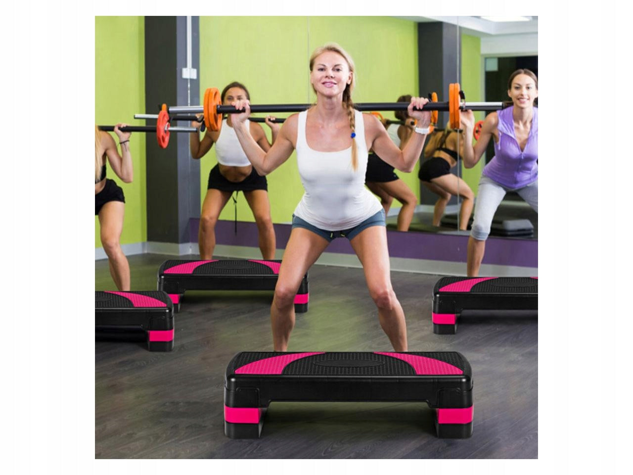 STEP FOR FITNESS AEROBICS ADJUSTABLE PLATFORM FOR HOME EXERCISE Manufacturer code SP36869PI