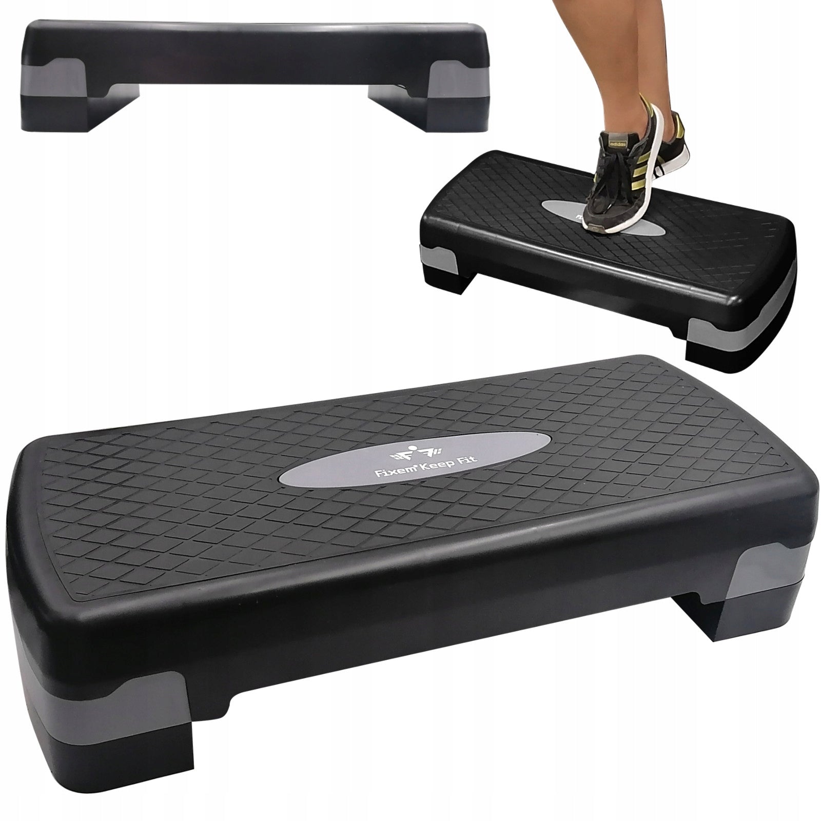 STEP PLATFORM FOR EXERCISE FITNESS TRAINING AEROBICS 2 DEGREES STEP DEGREE
