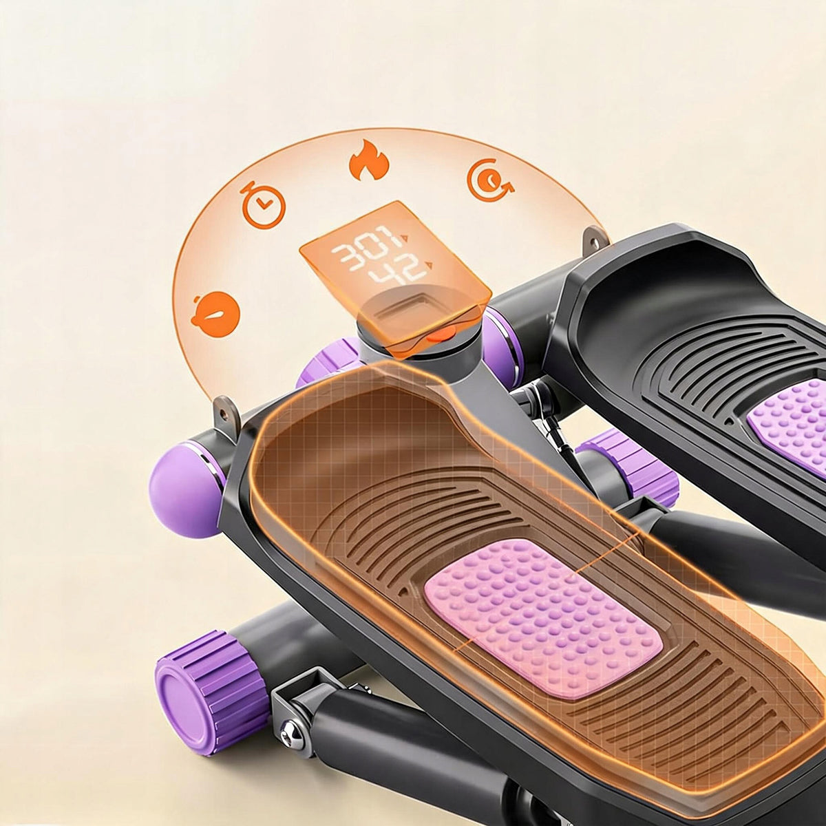 STEP STEPPER FITNESS EXERCISE STAIRCASE WITH STEP COUNTER ROAM UP TO 150KG Model t65jnyt6rnjmuhydr