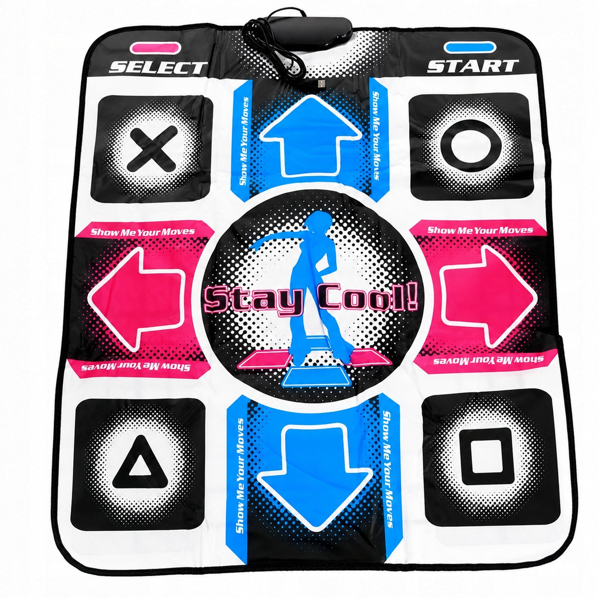 STEPMANIA DANCE MAT FOR COMPUTER PC USB DANCE MUSIC GAME