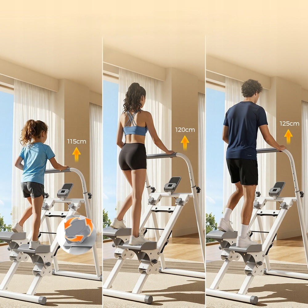 STEPPER Foldable KZYNTH with lcd Adjustable up to 100KG for 180cm Workout at home Model Stepper schodowy składany KZYNTH
