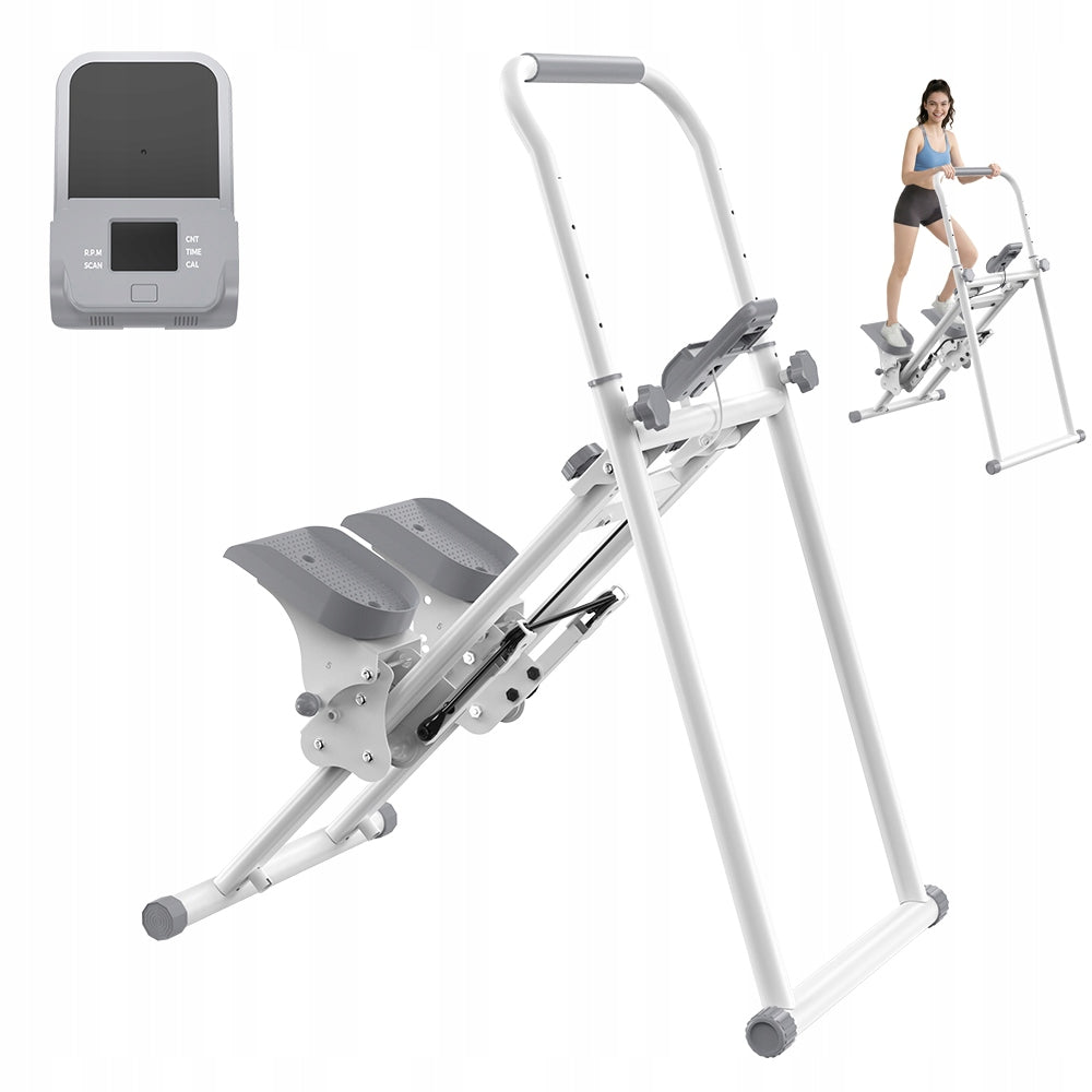 STEPPER Foldable KZYNTH with lcd Adjustable up to 100KG for 180cm Workout at home